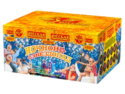 Ночной звездопад Комбинированный Фейерверк купить в Туле | tula.salutsklad.ru