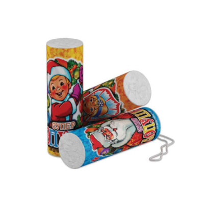 Супер с серпантином Хлопушки купить в Туле | tula.salutsklad.ru