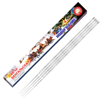 Новогодние 400-4 мм. Бенгальские огни купить в Туле | tula.salutsklad.ru