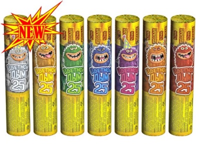 Цветной дым 25 Цветной дым купить в Туле | tula.salutsklad.ru